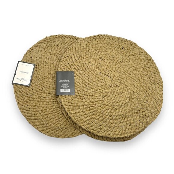 Set of 4 Woven Charger Placemats – Natural, Round 15" - Threshold Target 2023 - Picture 4 of 4
